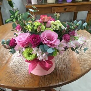 Caixa Box Flores do Campo Tons Rosas - Imagem 2