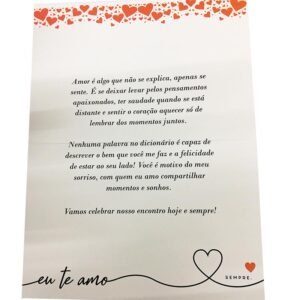 Caneca Com Rosas Vermelhas Eu Te Amo Sempre - Imagem 2