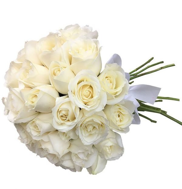 Buquê 36 Rosas Brancas