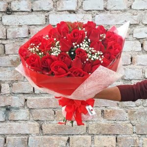 Buque de Flores Com 40 Rosas Vermelhas