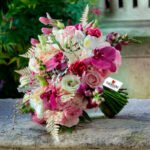 Buquê de Noiva Tons Rosas e Branco