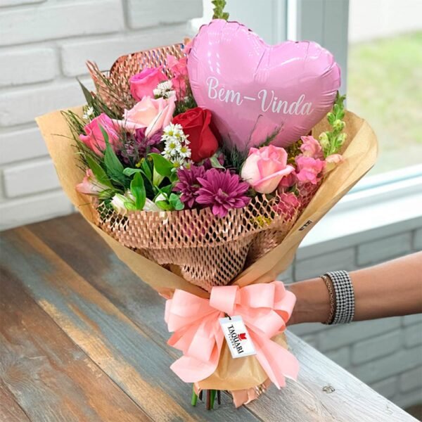 Buque de flores - Bem-Vinda